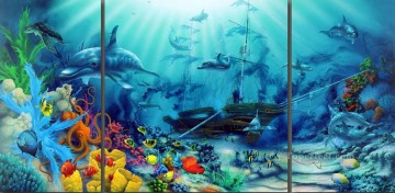 Poisson Aquarium œuvres - Ocean Treasures Monde sous marin